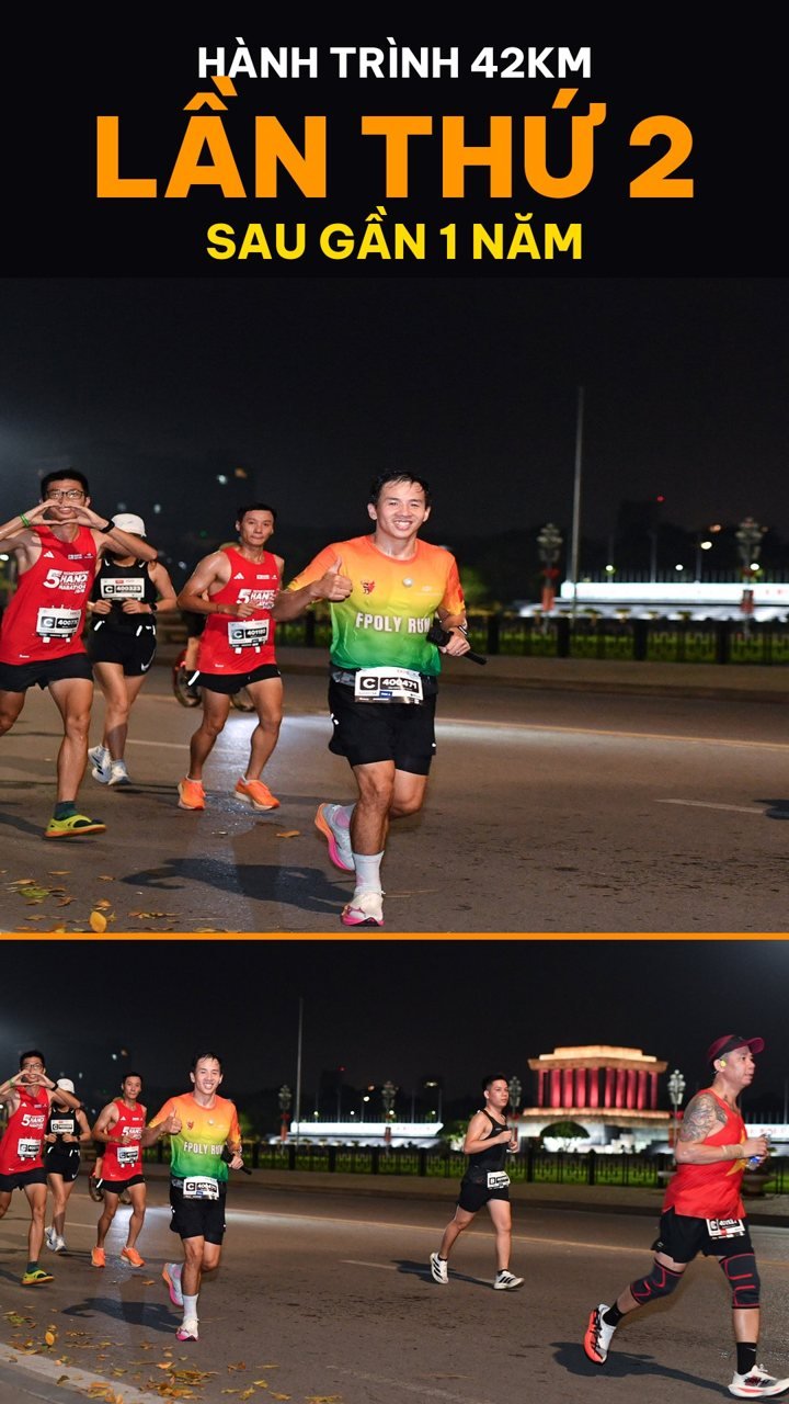 Techcombank Hanoi International Marathon 2026: 42 km lần thứ hai