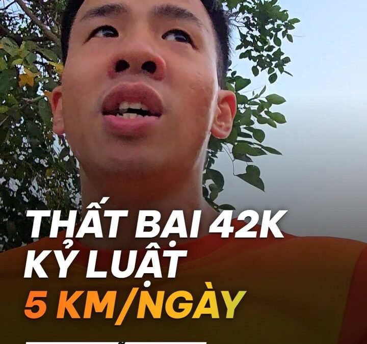 Kỷ luật ngày 1 — sau thất bại 42K, mỗi ngày 5 km